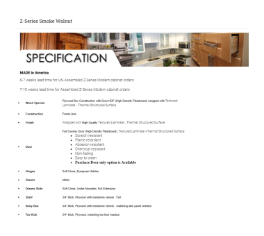 Z-Series Smoke Walnut